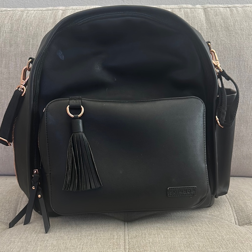 Skip Hop Black Backpack (Diaper Bag)